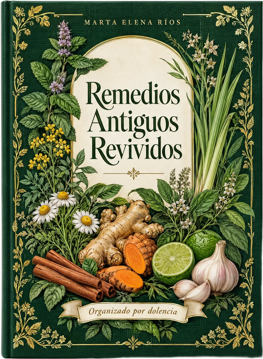 El libro Remedios Antiguos Revividos, de tapa dura